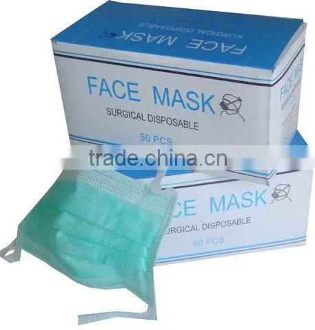 3ply Surgical Face Mask with Elastic and Tie