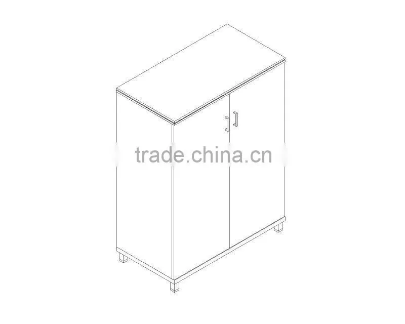 SUNRISE-B027 hot-selling elegant design wood office fie cabinet and bookcase furniture