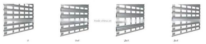 Commercial rolling grille door