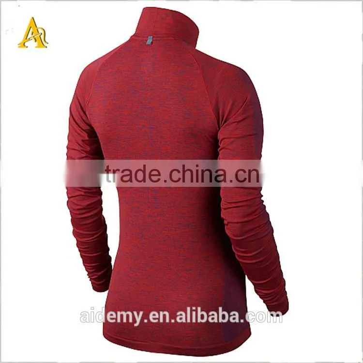 2016 new design clothing funnel collar hoodies for gym wear and yoga wear for women