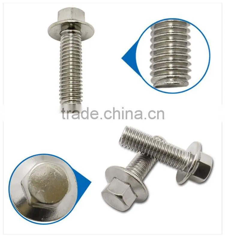 underquote Supplier from China GT DIN6912 Stainless Steel a2 a4 Hex Head Flange Bolt Gr 8.8