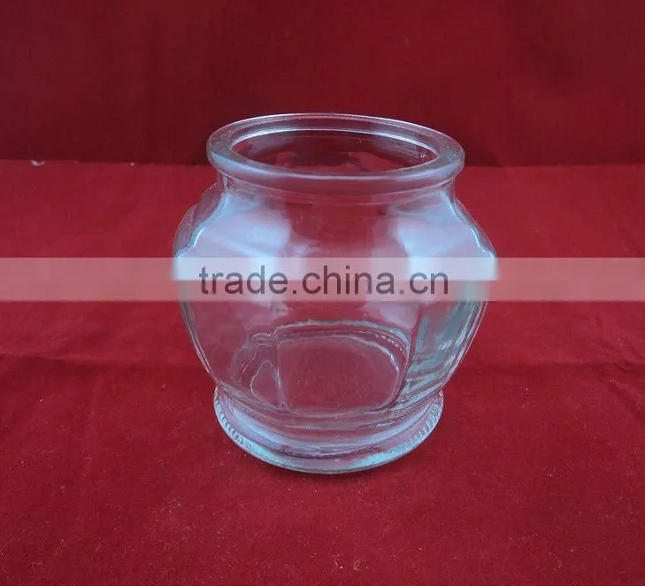 glass jar with glass lid, 200ml glass conister