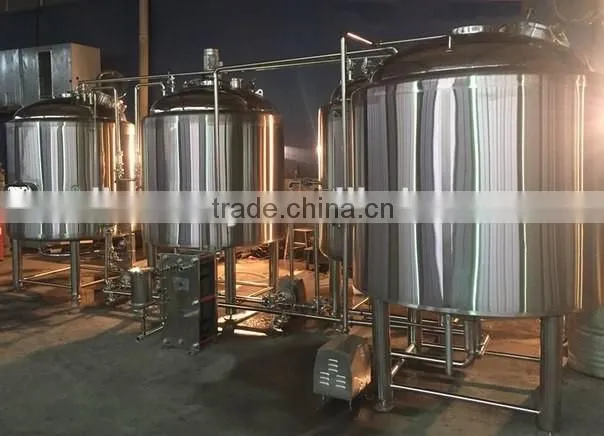 High Configuration 500L Mini Beer Brewing Equipment For Beer Making