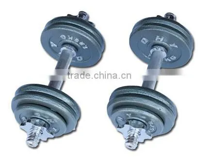 Dumbbells with hammer tone paint