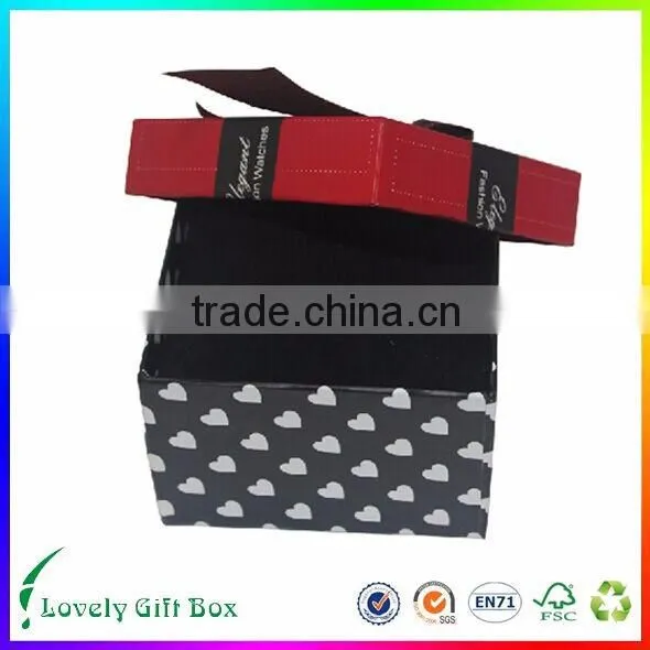 2016 hot sales luxury custom design fancy gift box for watch box