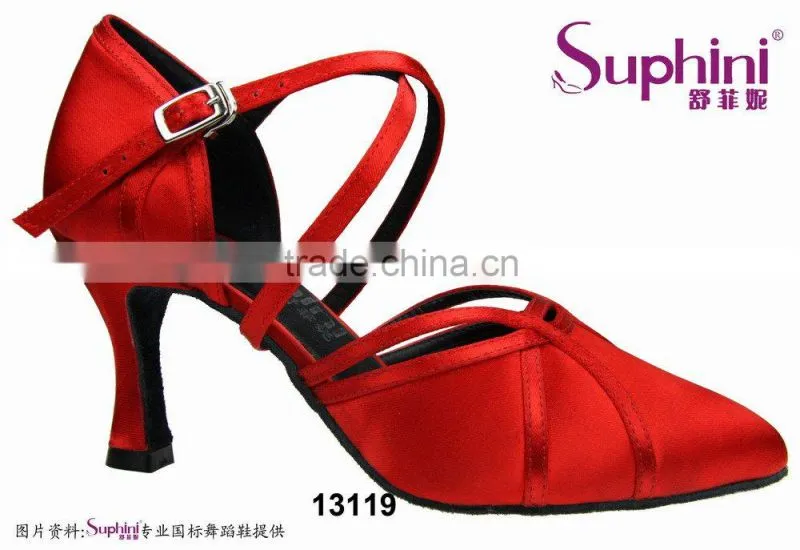 Red Party Evening Dinner Shoe, Closed Toe Wedding Shoes