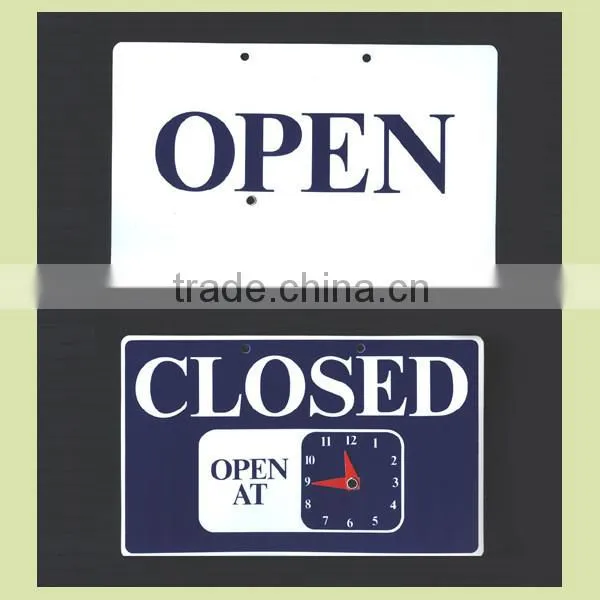 Unique design acrylic open closed door signs