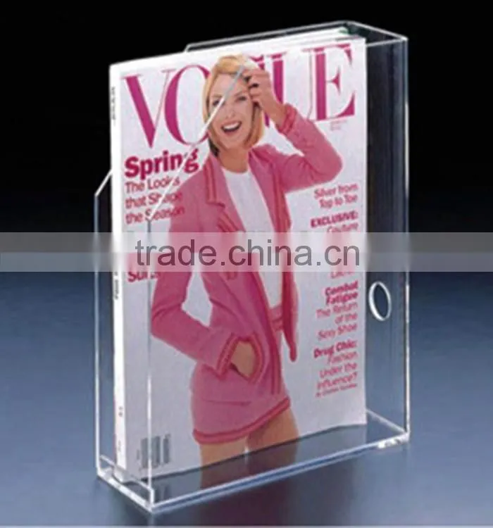 Acrylic literature document brochure holder acrylic paper holder