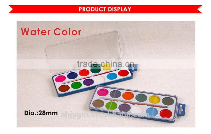 12 PCS Enconomic Quality Non-toxic Water Color/tempera colours