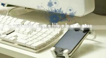 V tie silicone mobil phone holder
