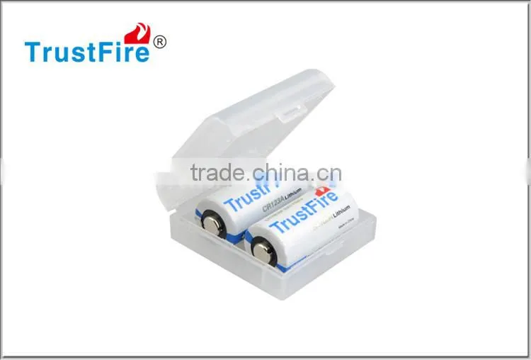 Trustfire lithium battery CR123A disposable batteries ,Li-ion Non-Rechargeable 1300mah li-ion Batteries made in China
