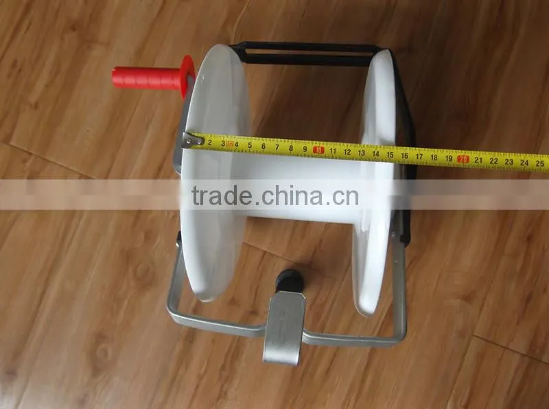 Fence reel for electric fence products used to move portable fence line