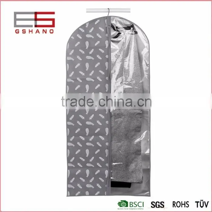 High Quality Fabric Zippered Garment Dress Shopping Storage Suit Bag