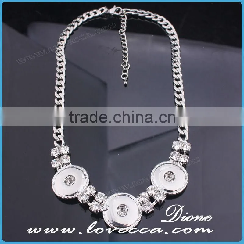 Women simple designs wholesale antique snap necklace for sale