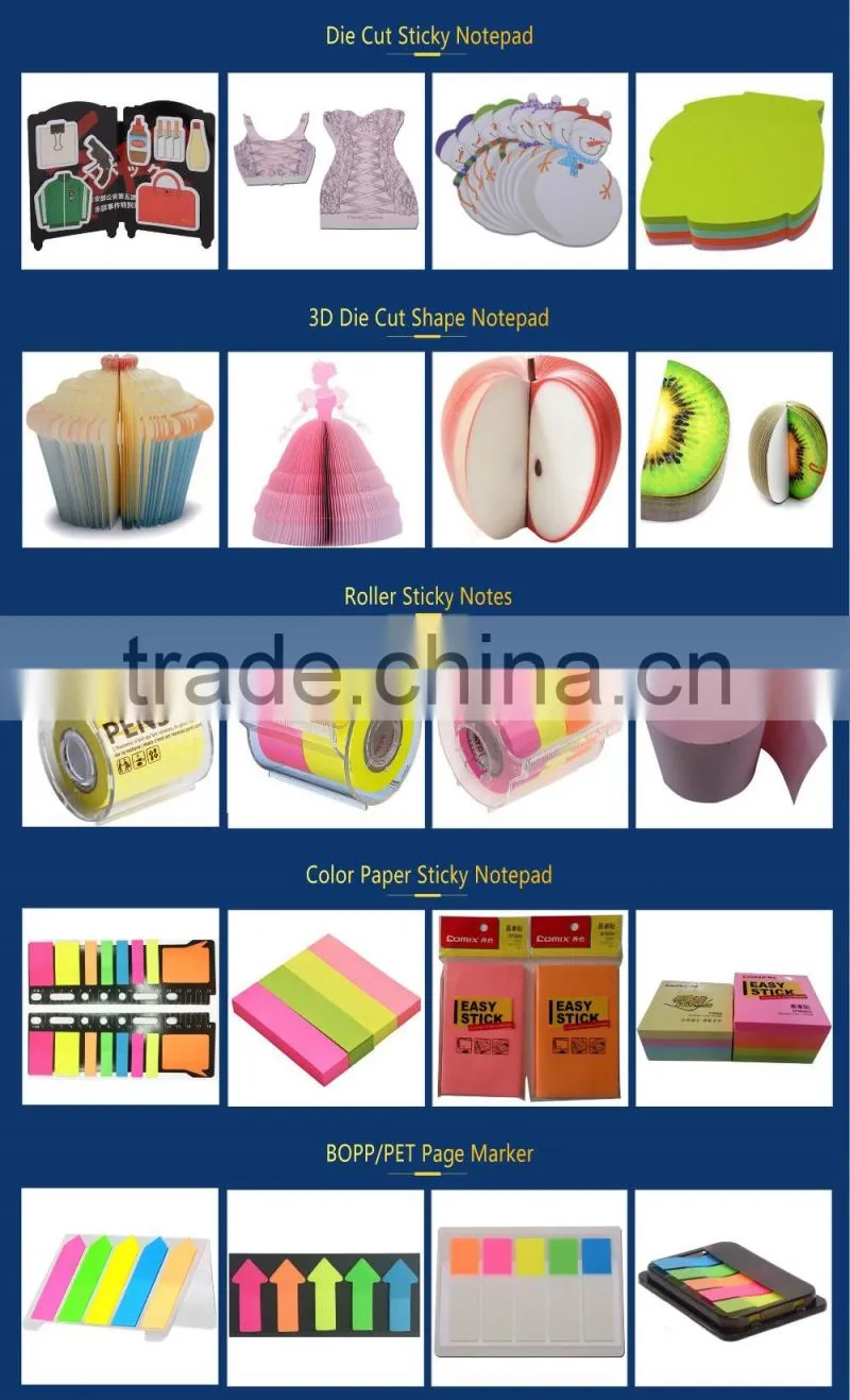 Onzing custom printing fruit shaped notepad memo pad