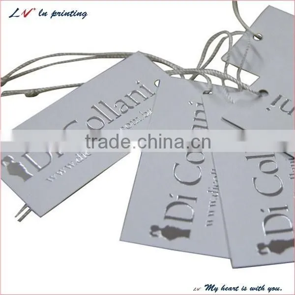 high quality white paper price tag with string for sale in shanghai