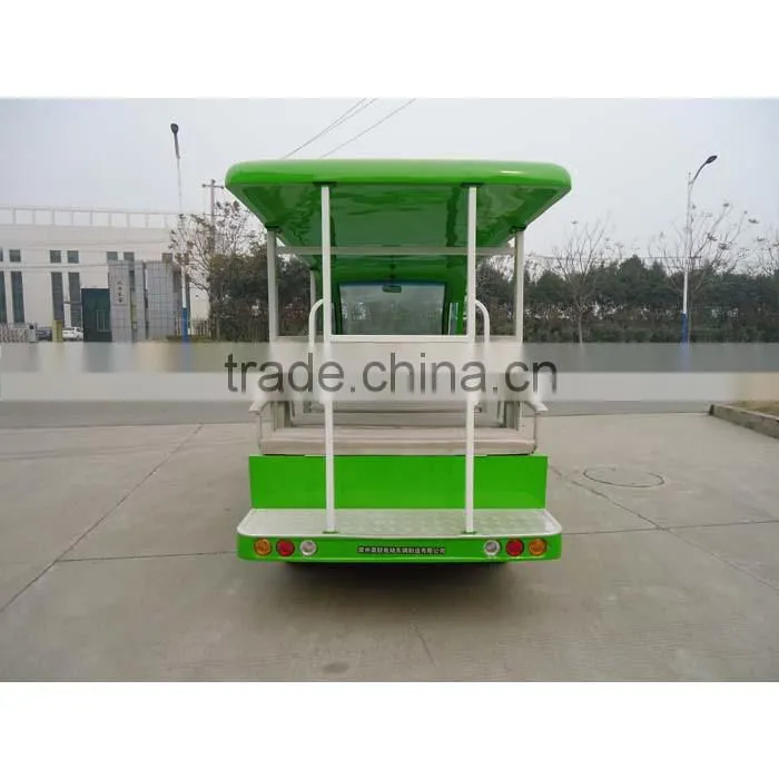 11 seats high quality 48v 4.2kw sightseeing electric car