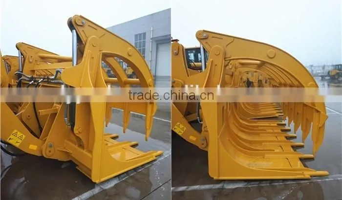 SDLG Wheel Loader Grasp Fork/ Grass Grapple, LG918/LG933/LG936L/LG938L/LG953/LG956L/LG958L/LG968 Grass Grapple for sale
