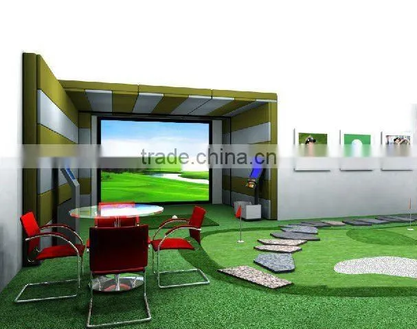 china 3D screen golf simulator