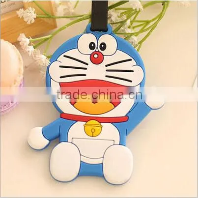 silicone pvc luggage tag