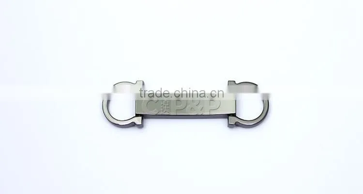 Black decoration shoe buckle for casual leather shoes