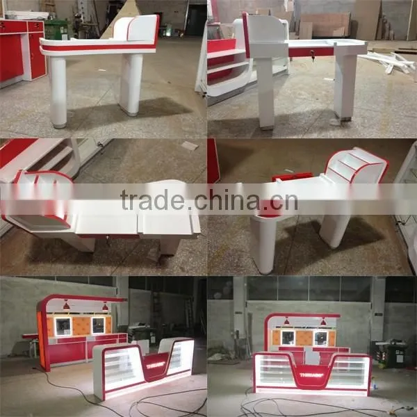 high quality nail table for salon kiosk