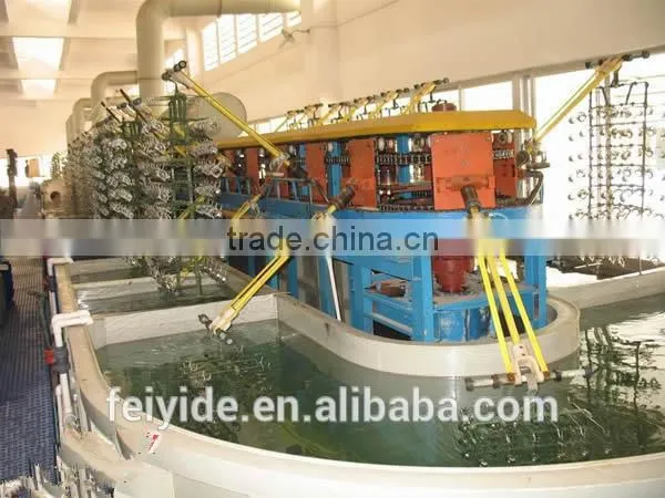 Feiyide Automatic Rack Zinc Alloy Copper Chrome Plating Machine