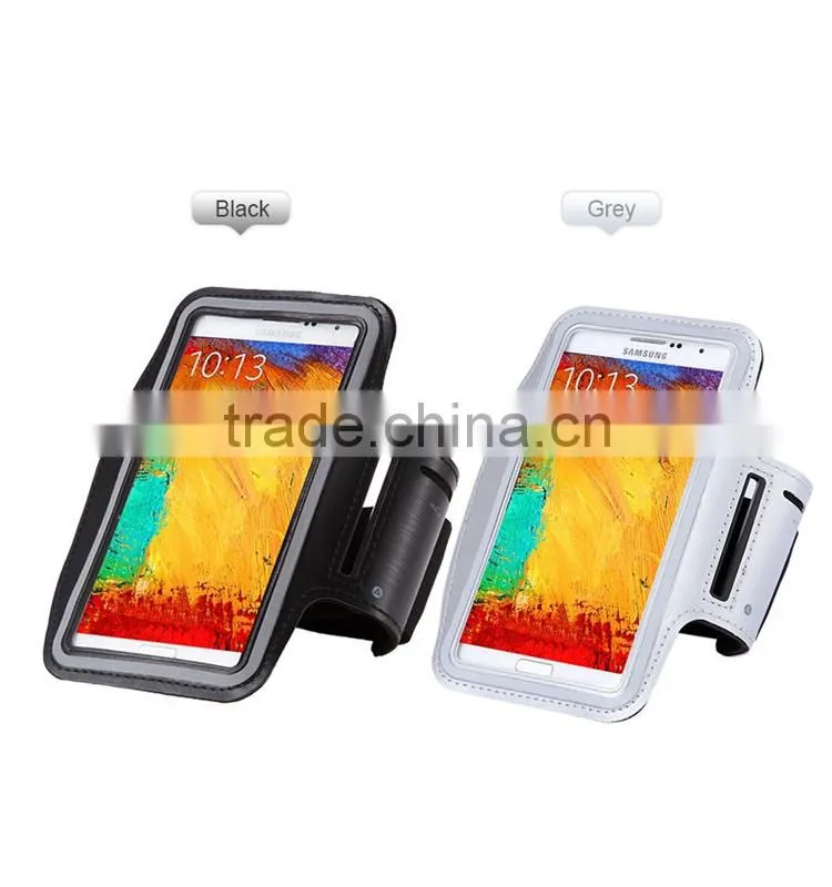 2015 best mobile phone accessories soft lycra material sport stretch armband