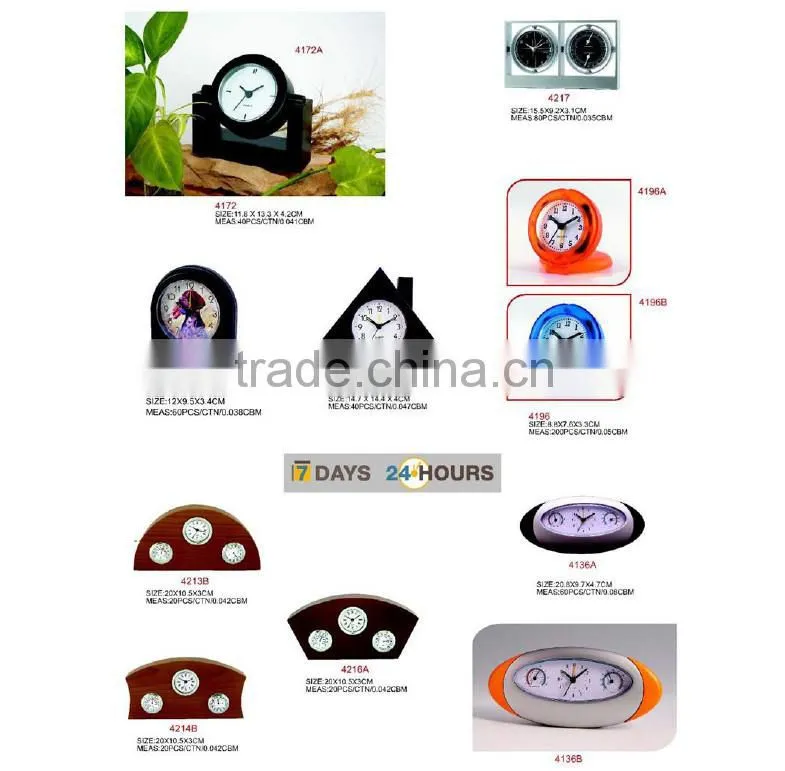 Cute Unique Design Small Cool Desk Clock For Promotion