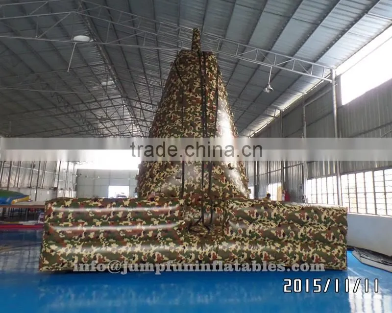 military inflatable climbing for kids/adults,indoor inflatable mountain for climbing wall
