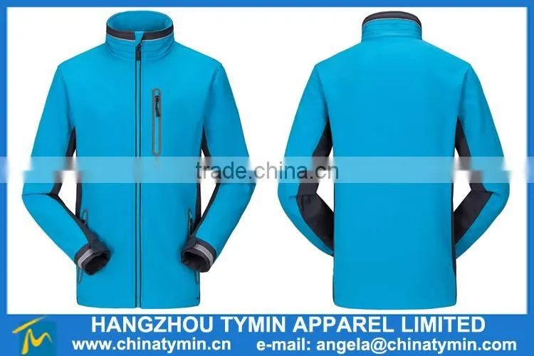 men two color combs waterproof softshell jacket
