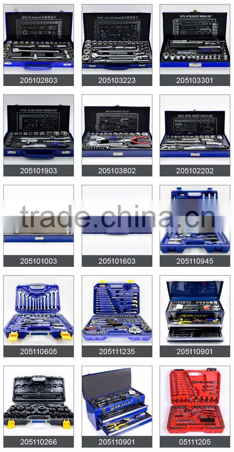 Industrial Grade 94pcs 6.3mm and 12.5mm Socket Wrench Set