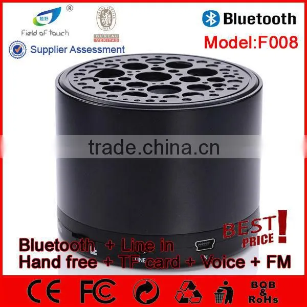 Model F008 wholesale price patent design consumer electronic bluetooth speaker mini wireless