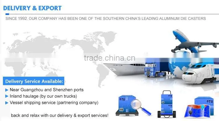 OEM production aluminum & zinc alloy die casting hardware