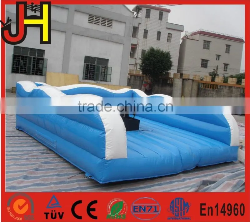 Just for fun inflatable surfboard/mechanical surfboard/mechanical surf simulator