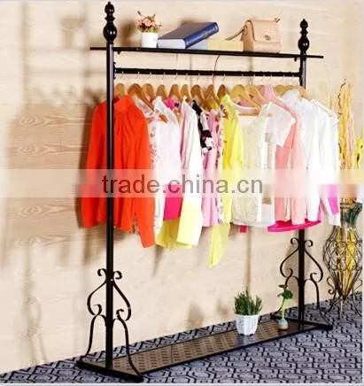 Factory direct sale metal display stand for clothes shop
