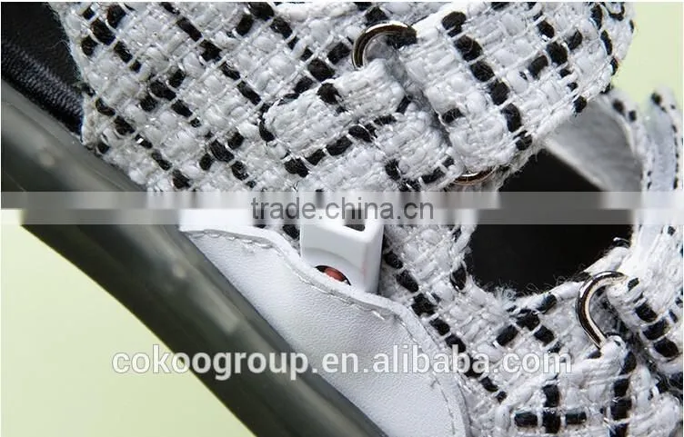 light up sandal shoes 2016 new style fashion shoes