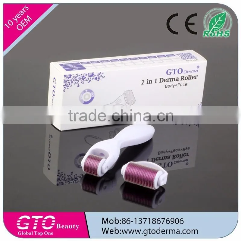 GTO direct sale micro needing skin beauty 1200+600 derma roller