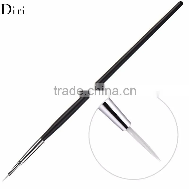 Professional Black Cosmetic Eye Liner Brush with Free Sample and Custom Logo Eyeliner Brush