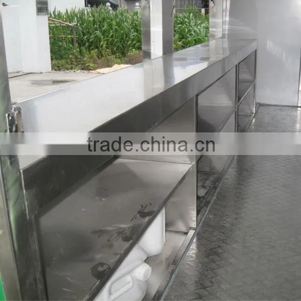 2016 Shanghai Newly style JX-FS480B Customized Mobile cooking trailer