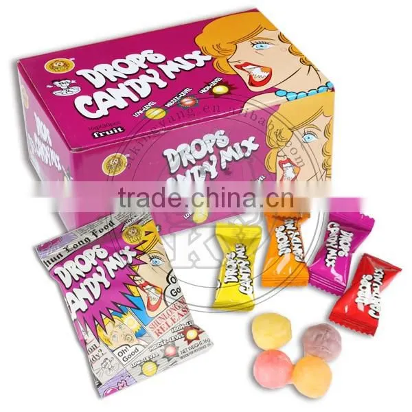 Halal Drops Super Sour Mix Fruity Hard Candy