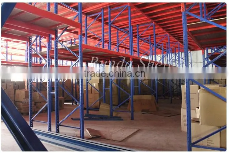 warehouse multi tier mezzanine rack