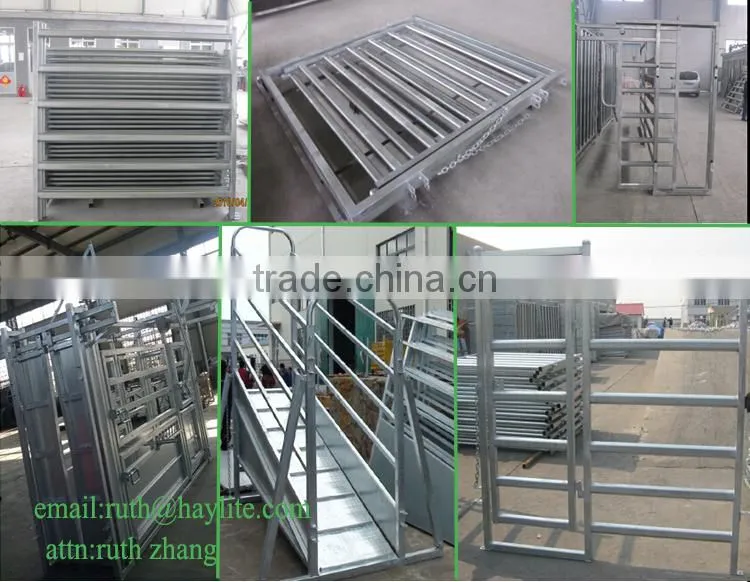 Galvanized Livestock Cattle Ranch Yard Panel Gate