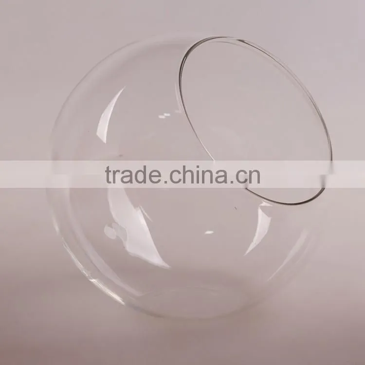 wholesale globe glass Vase clear glass lucency glass landscape bottle