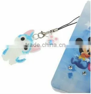 hot sale beloved mobile phone key chain