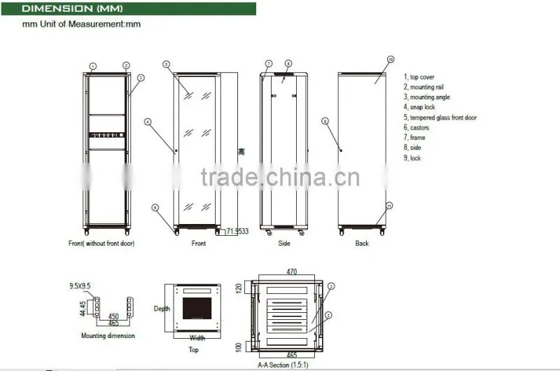 19u server cabinet