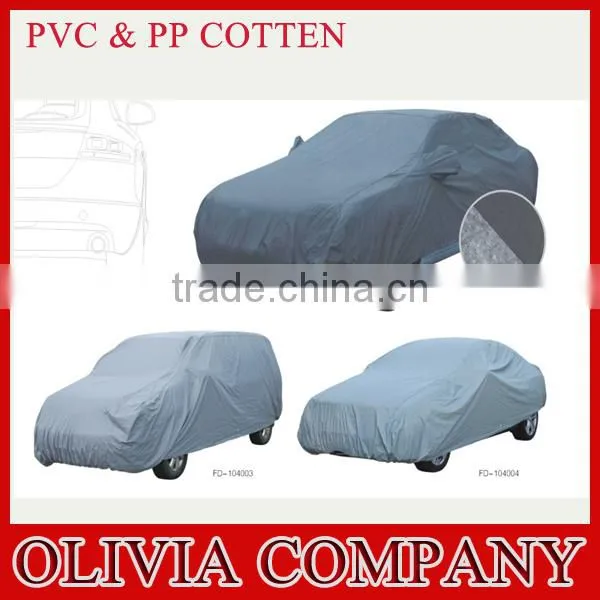 Outdoor Waterproof Polyester PEVA PVC Cotton Car Cover