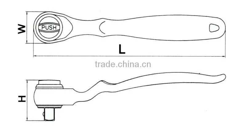 45 Teeth Curve ratchet handle with VPA/GS approved
