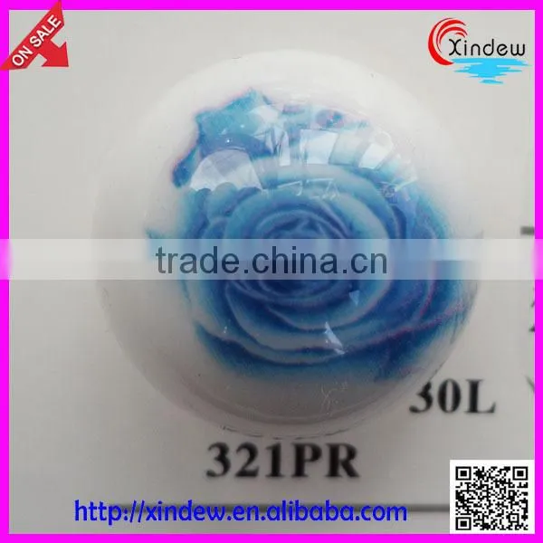 Fashion design Chinese style printing fancy plastic buttons