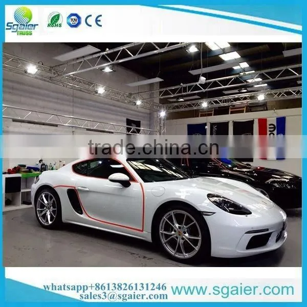 Indoor led aluminum trade show lighting stage trusses for car show